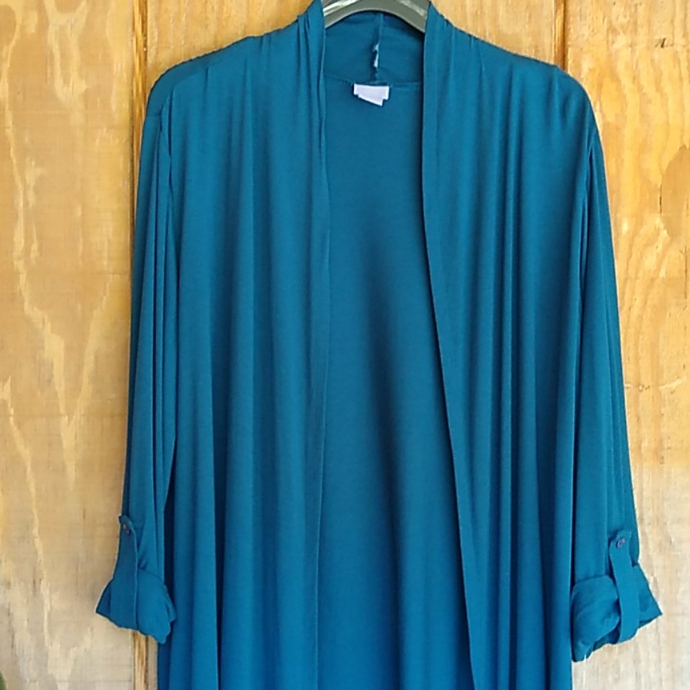 Women's 1X Laura Scott Open Front Cardigan